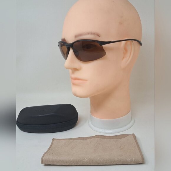 NEW Serengeti Mens Sunglasses Wrap Drivers Sport Polarized Maestrale 7356 Japan - Picture 1 of 16